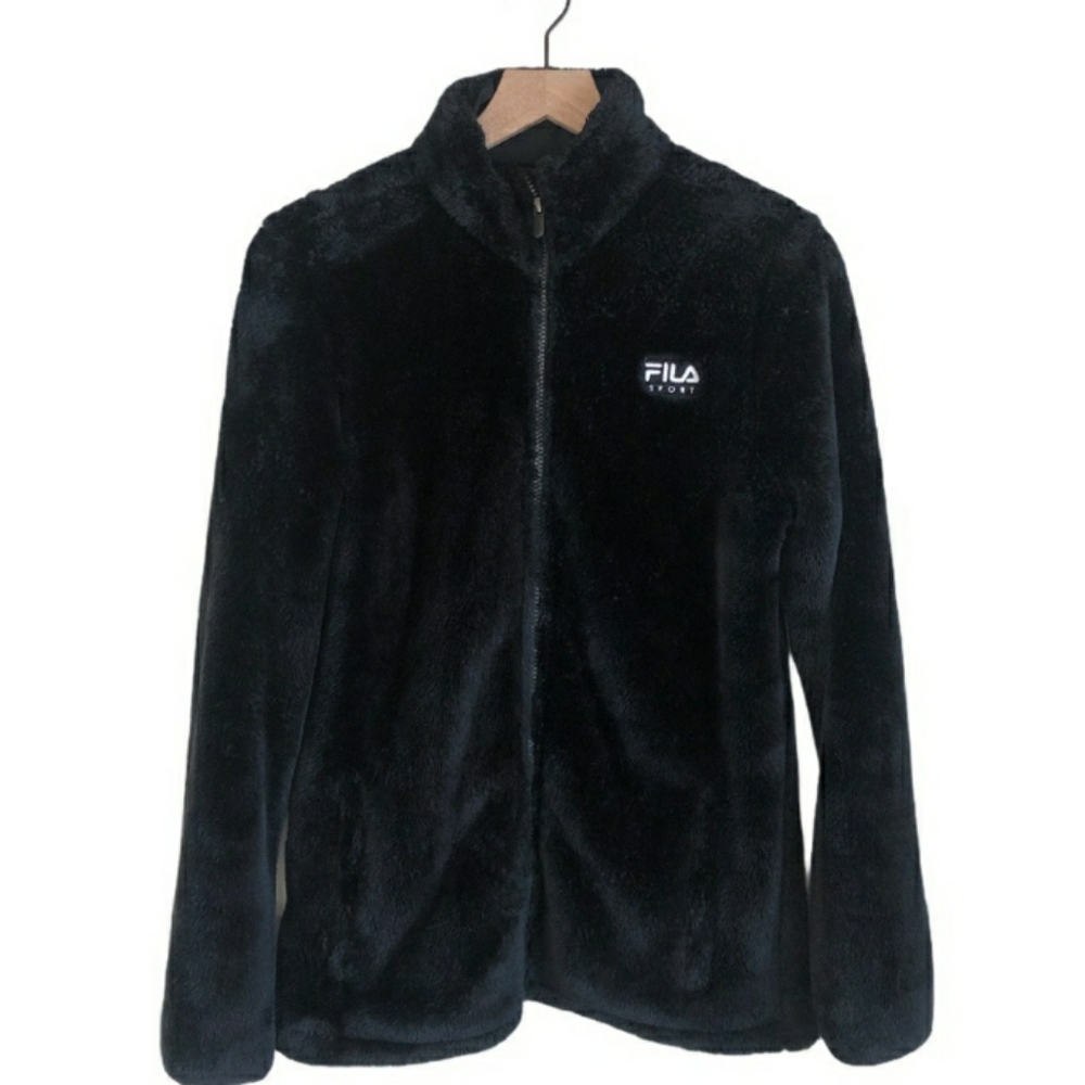 Fila faux fur teddy jacket